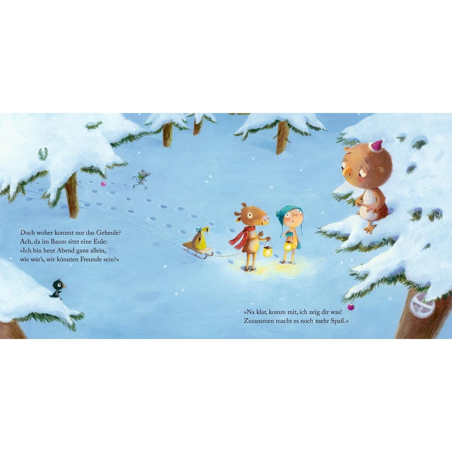 Thumbnail - Frohe Weihnachten, kleiner Elch!, Kinderbücher von Anne-Kristin zur Brügge