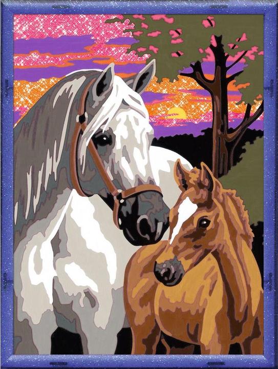 Actual product image Ravensburger Horses at sunset