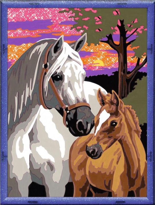 Actual product image Ravensburger Horses at sunset
