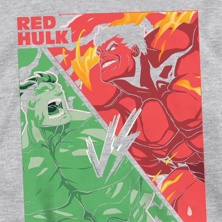Produktbild The Hulk Vs Red Hulk Kapuzenpullover Zum Überziehen (128)