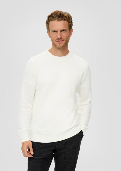 Produktbild s.Oliver Strickpullover Pullover aus Strukturstrick (XXL)