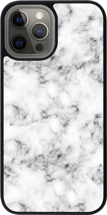 Actual product image PhoneLook Cover silicone black Marble 01 (Apple iPhone 12 Pro Max)