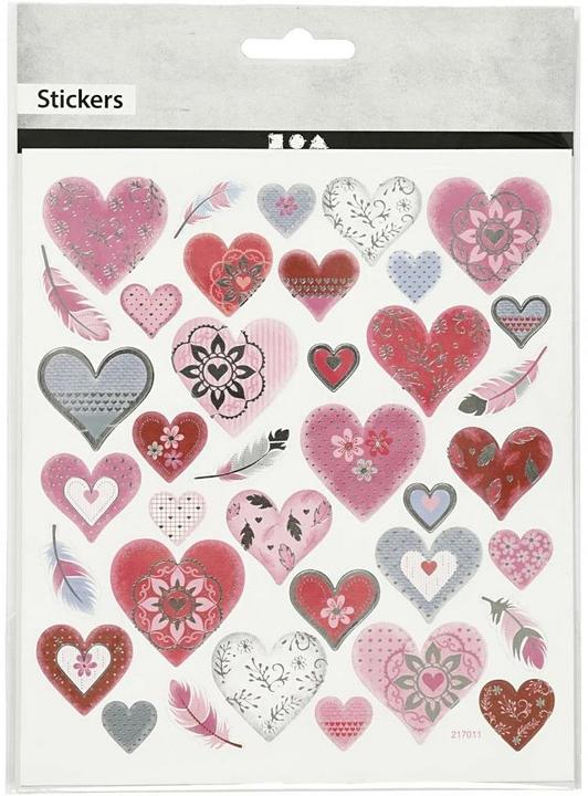 Produktbild Creativ Company Motivsticker Herzen 1 Blatt