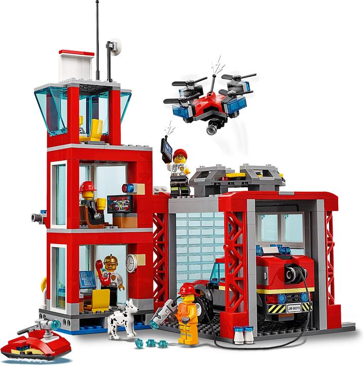 Produktbild LEGO Feuerwehr Station (60215, LEGO City)