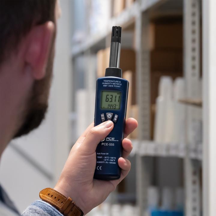 Produktbild PCE Instruments Luftfeuchtemessgerät (Hygrometer) Umweltmesstechnik Hygrometer