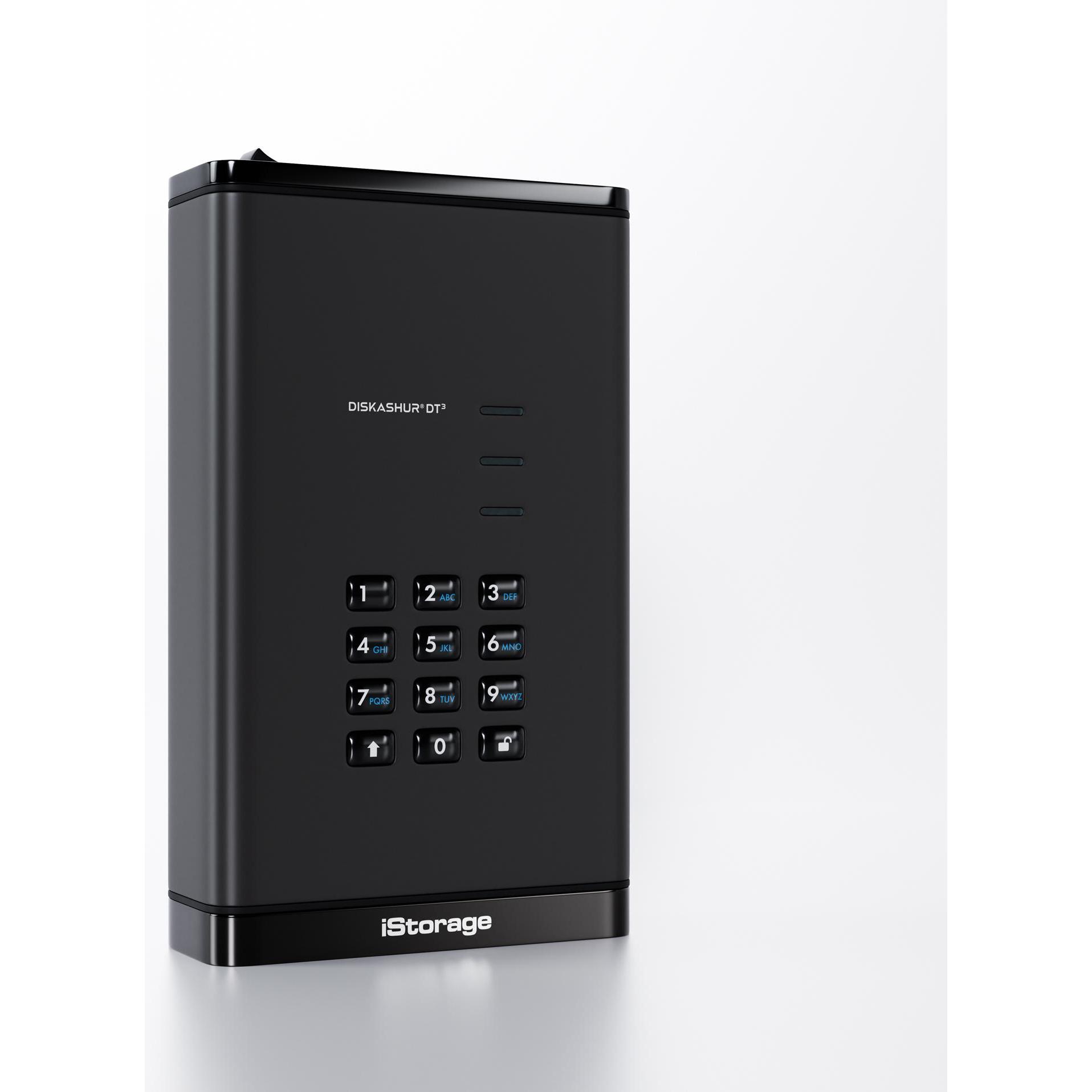 iStorage diskAshur DT3 HDD 22TB (22 TB), Externe Festplatte, Schwarz