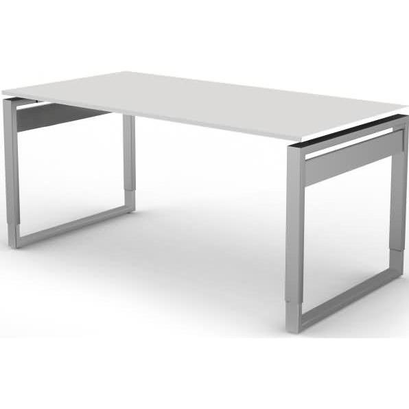 Kerkmann, Schreibtisch, Schreibtisch Form 5, (B)1.600 x (T)800 mm, weiá (160 x 80 x 82 cm)