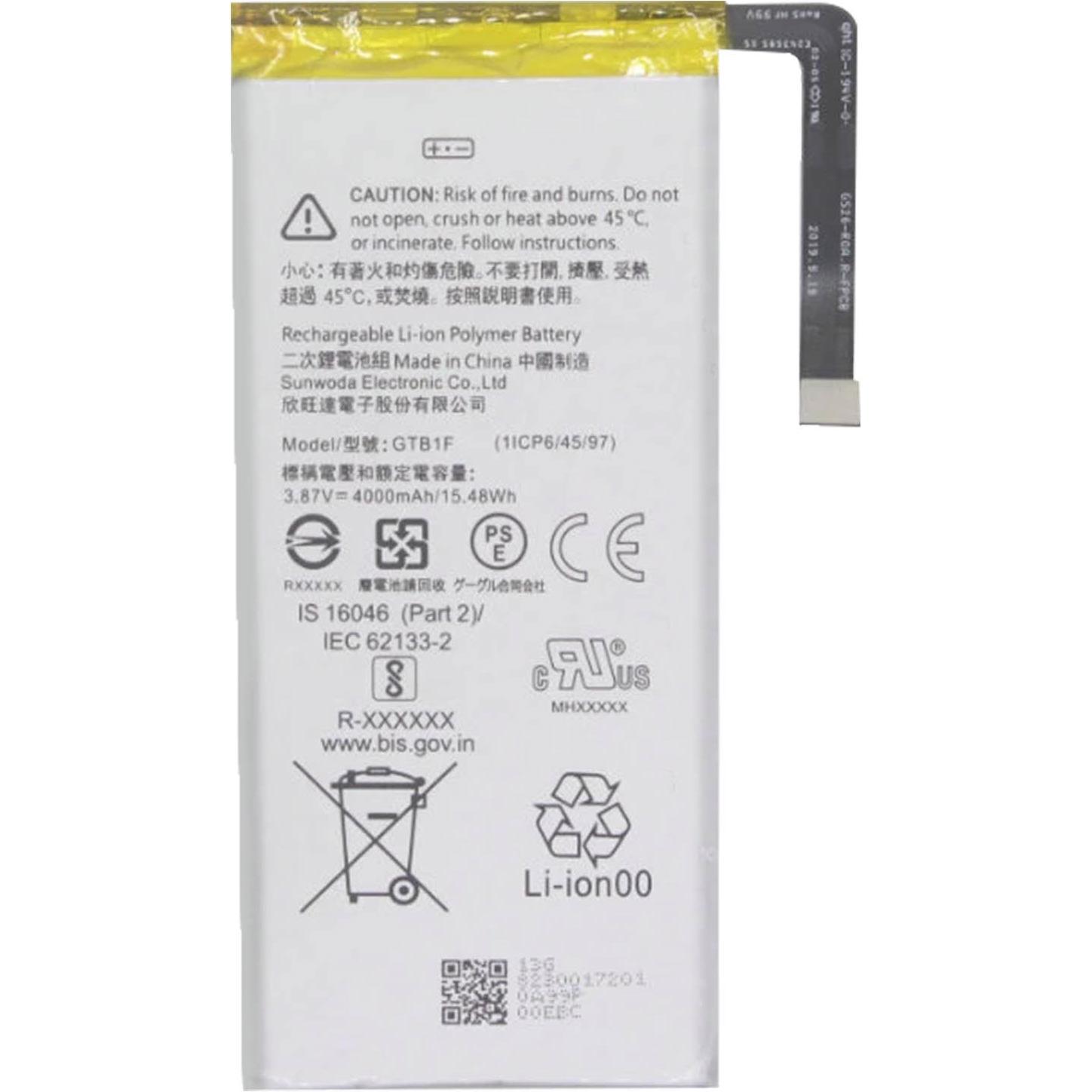 Clappio 4000mAh Ersatzakku, Smartphone Akku
