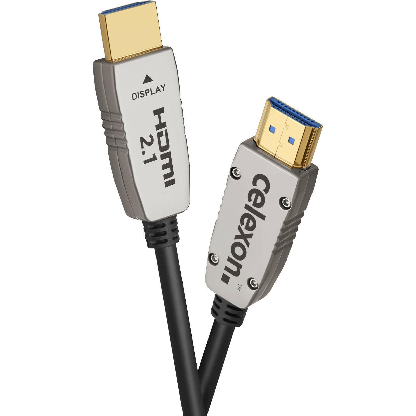 Thumbnail - Celexon UHD Optical Fibre HDMI 2.1 8K Active Kabel 20m, schwarz (20 m, HDMI), Video Kabel