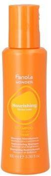 Actual product image Fanola Wonder Nourishing Vegan Restorative Shampoo for Dry Damaged Hair 100ml (100 ml, Liquid shampoo)