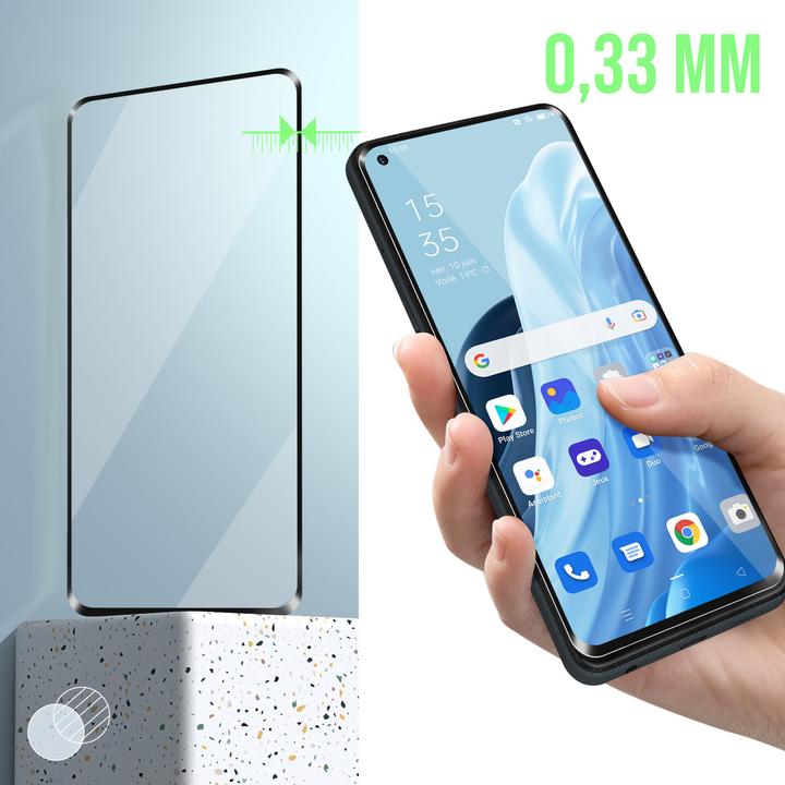 Produktbild Avizar 9H Härtegrad Glas-Displayschutzfolie (1 Stück, Oppo Reno 8 Lite 5G)