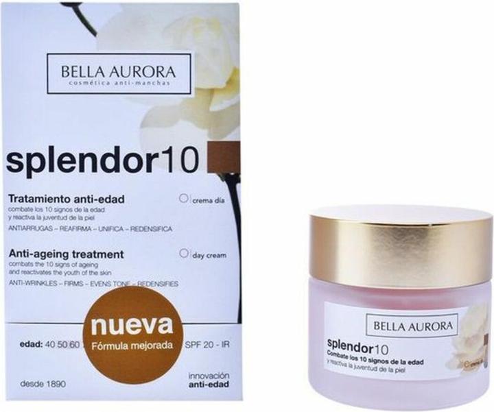 Immagine prodotto Bella Aurora SPLENDOR 10 tratamiento antiedad SPF20 50 ml (50 ml, Crema da giorno, SPF 20)