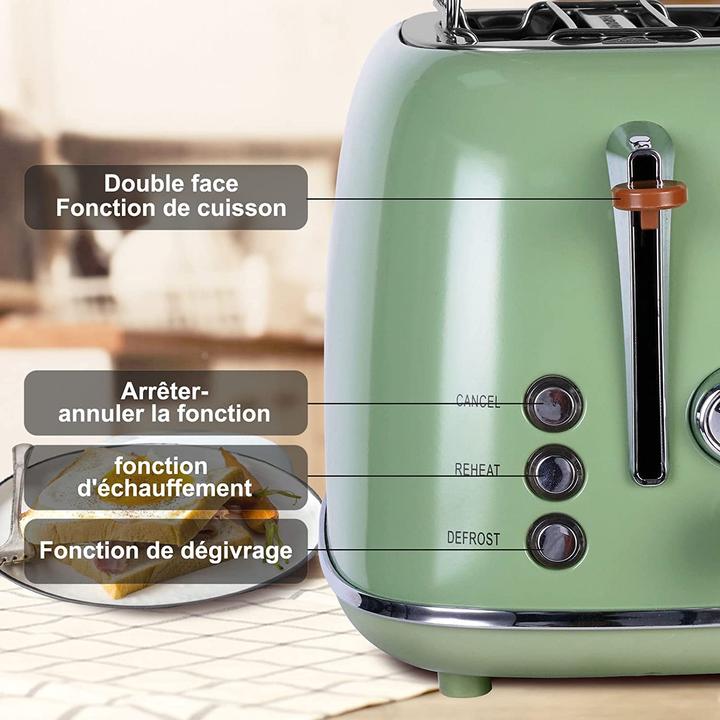 Image du produit Wiltal Grille-pain Retro