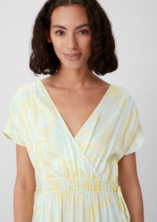 Actual product image Comma Kleid Satinkleid mit Raffung (36)