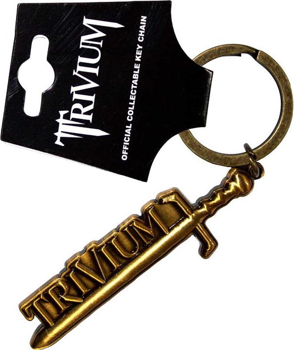Actual product image Trivium Gold Sword Schlüsselanhänger