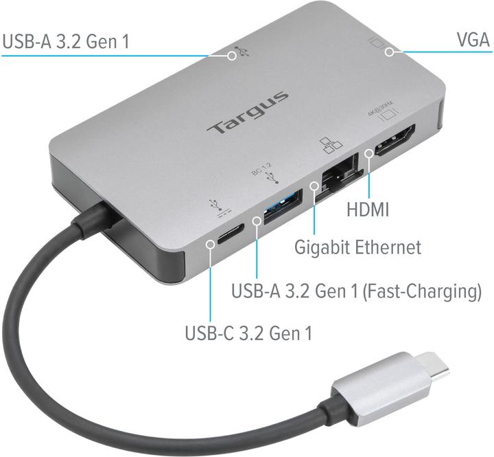 Actual product image Targus DOCK419EUZ (USB-C, 2 ports)