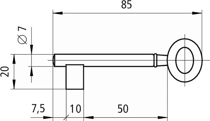 Produktbild Schänis Zifferschlüssel
