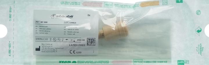 Image du produit Stäubli KV 100 Valve de cathéter Commande bimanuelle (1 x)