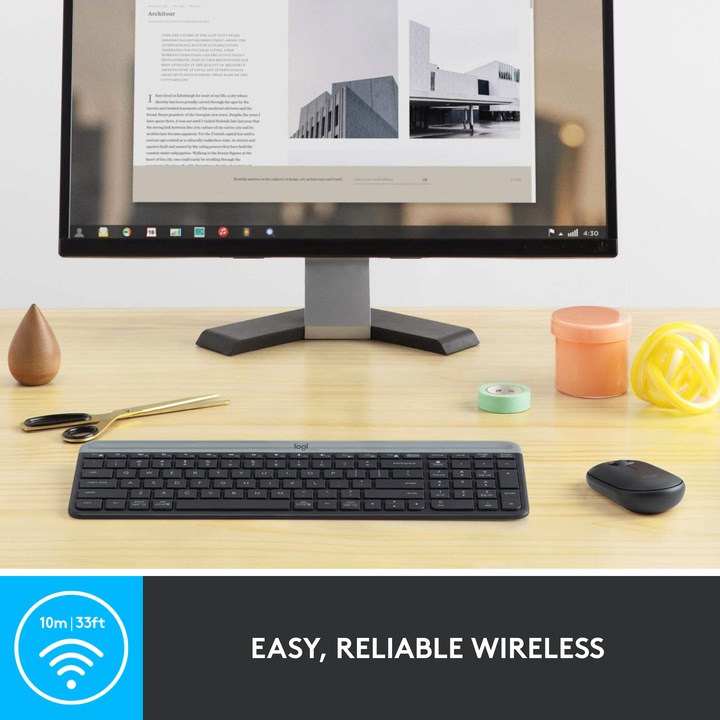 Actual product image Logitech MK470 Combo (CH, Wireless)
