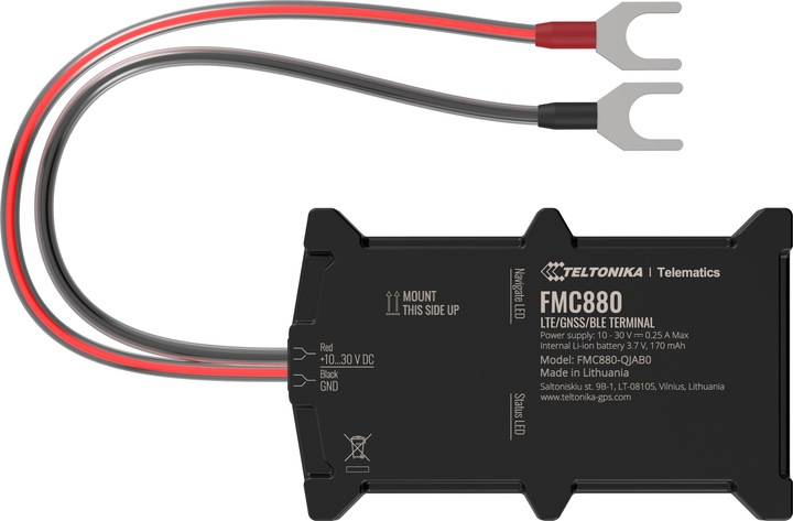 Actual product image Teltonika Telematics FMC880 4G LTE Cat 1 Plug & Play Tracker EMEA LA Quectel