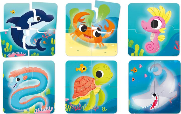 Produktbild Lisciani Carotina Baby - Puzzle Ocean (4 Teile)