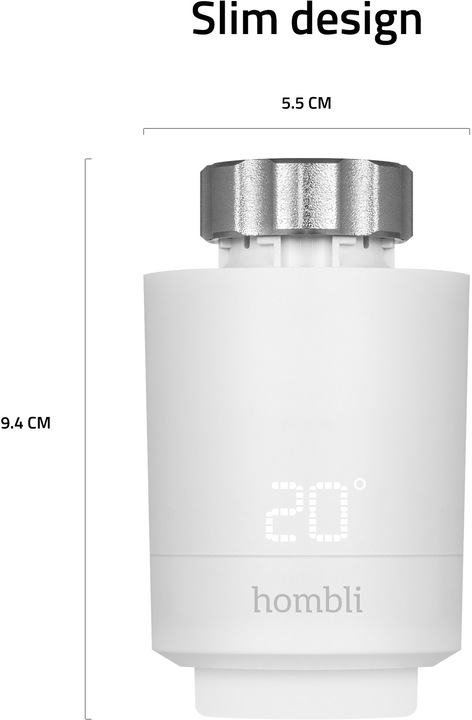 Actual product image Hombli Smart Radiator Thermostat Expansion pack
