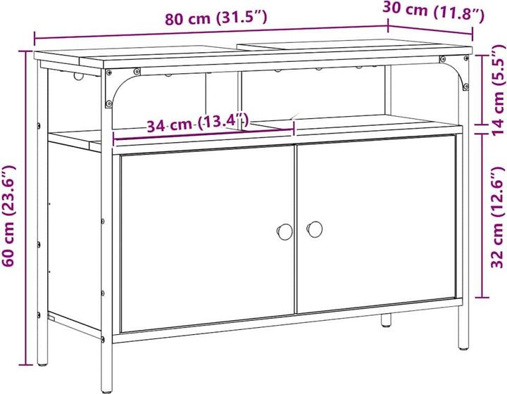 Produktbild vidaXL Badezimmer Waschbecken