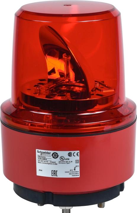 Actual product image Schneider Electric XVR Red Rotating Beacon, 130mm, Buzzer