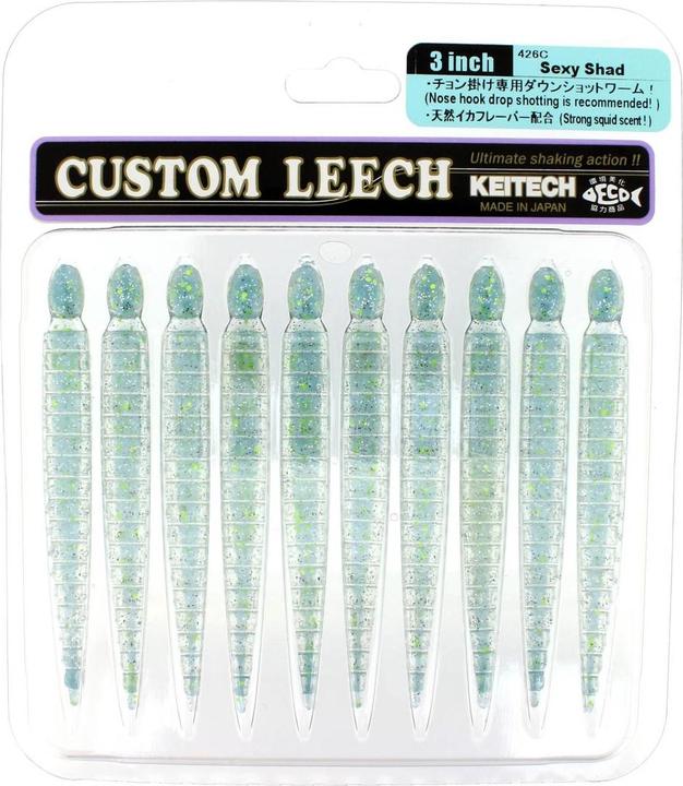 Actual product image Keitech Custom Leech Sexy Shad (10 cm)