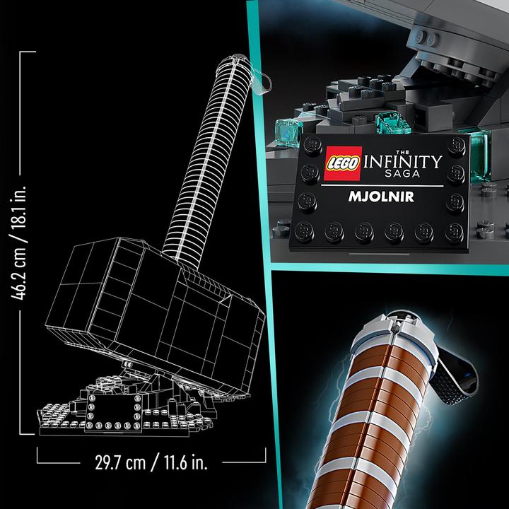 Produktbild LEGO Thors Hammer (76209, LEGO Marvel, LEGO Seltene Sets)