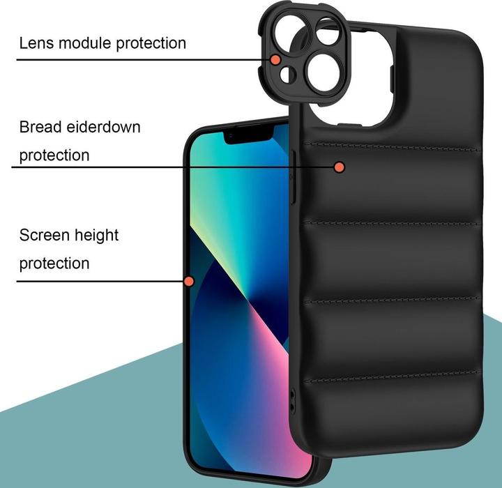 Produktbild König Design Schutz Handy Hülle für Apple iPhone 15 Case Cover Airbag Bumper Etuis Schale Neu (Apple iPhone 15)