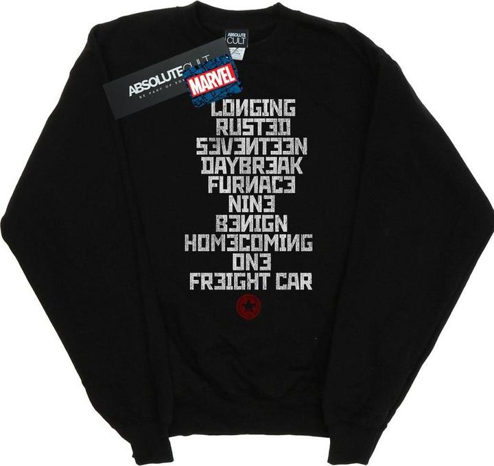 Produktbild Winter Soldier Trigger Words Sweatshirt Mädchen (152, 158)