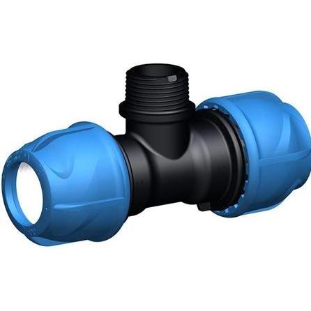 Georg Fischer, Zubehör Sanitärinstallation, GF T 90° UG IJOINT PP/NBR PN16 D20-½"