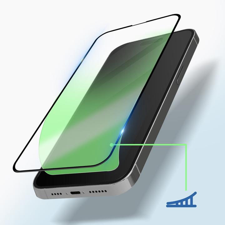 Actual product image Avizar Protective glass film 9H (1 Piece, Apple iPhone 14 Pro Max)