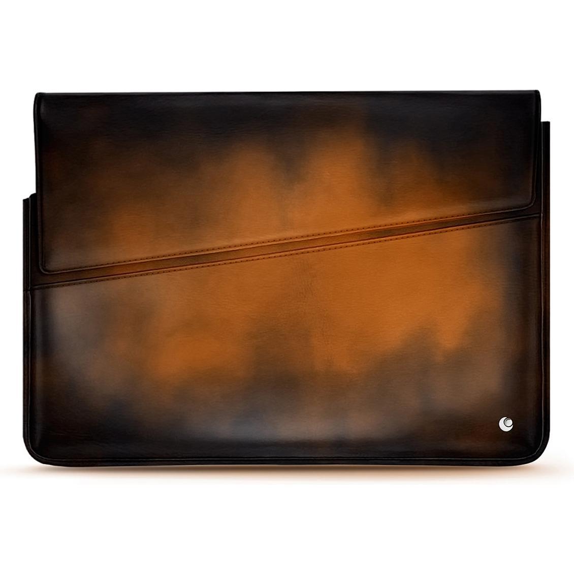 Noreve Lederhülle, Notebooktasche, Braun