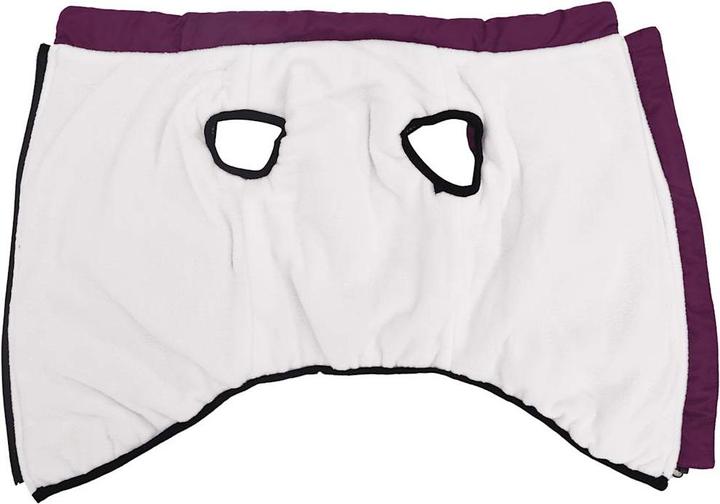 Actual product image vidaXL Dog coat with harness Waterproof Reflective Purple (44, Dog coat)