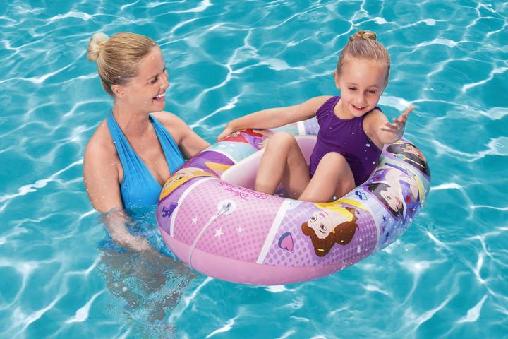Produktbild Bestway Disney - Princess Inflatable boat, Pool, Inflatable boat, Pink, Vinyl, 1 person(s), Box (102 cm, 1 Person)