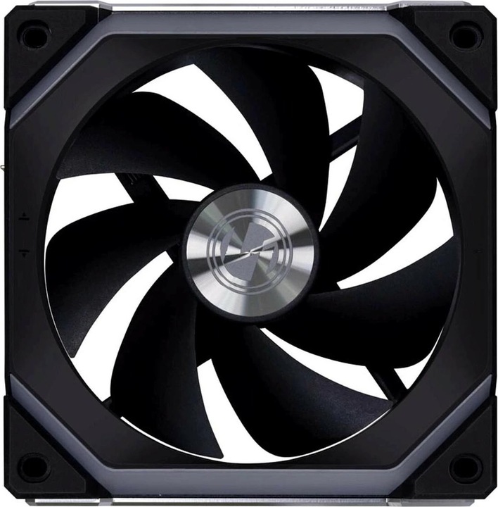 Actual product image Lian-Li UNI FAN SL120 V2 RGB PWM fan, 3-pack - 120mm, black (120 mm, 3 x)