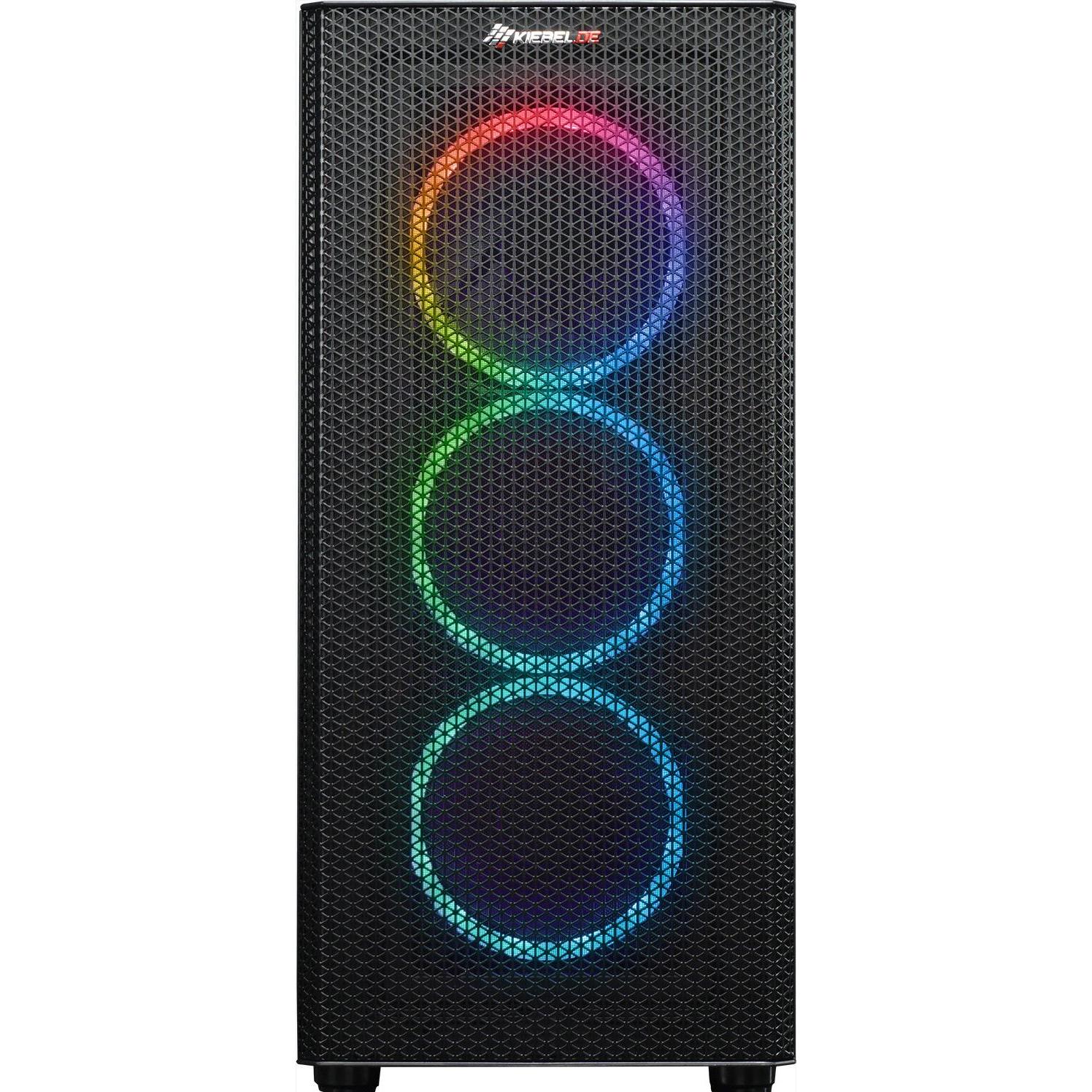 Kiebel Raptor 11 (Intel Core i9-11900KF, 32 GB, 1000 GB, GeForce RTX 3060), PC, Schwarz