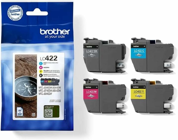Productafbeelding Brother en inktpatronen Multipack Elke patroon print tot (BK)