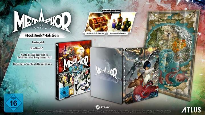 Produktbild Atlus Metaphor: ReFantazio Steelbook Edition (Windows, DE)