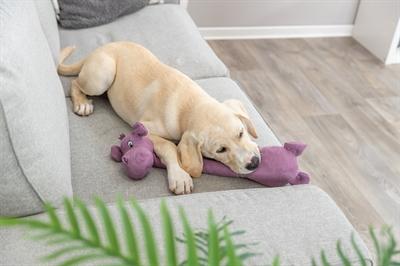 Produktbild Trixie Hunde-Spielzeug Nilpferd, 50 cm, Pink (Kauspielzeug Hund)