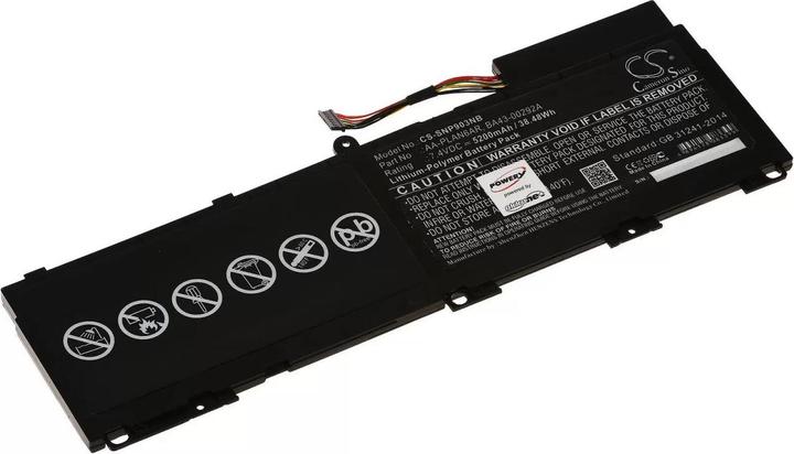 Actual product image AccuCell Battery suitable for Samsung NP900X3A / type AA-PLAN6AR and others (5200 mAh)