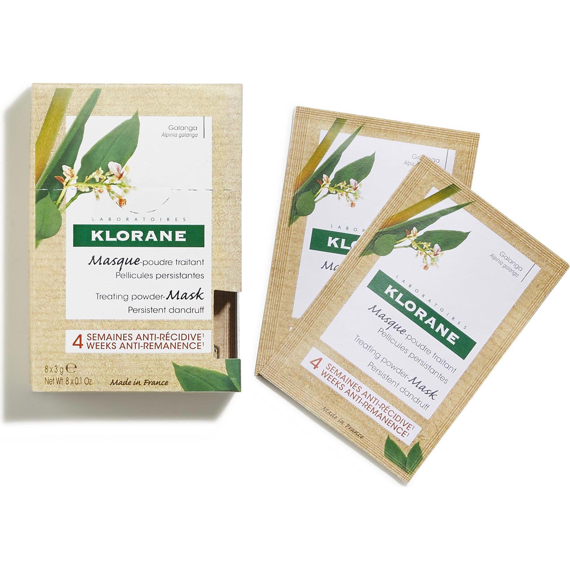 Klorane, Haarmaske, Anti-Schuppen Masken-Pulver mit Galanga (24 ml)