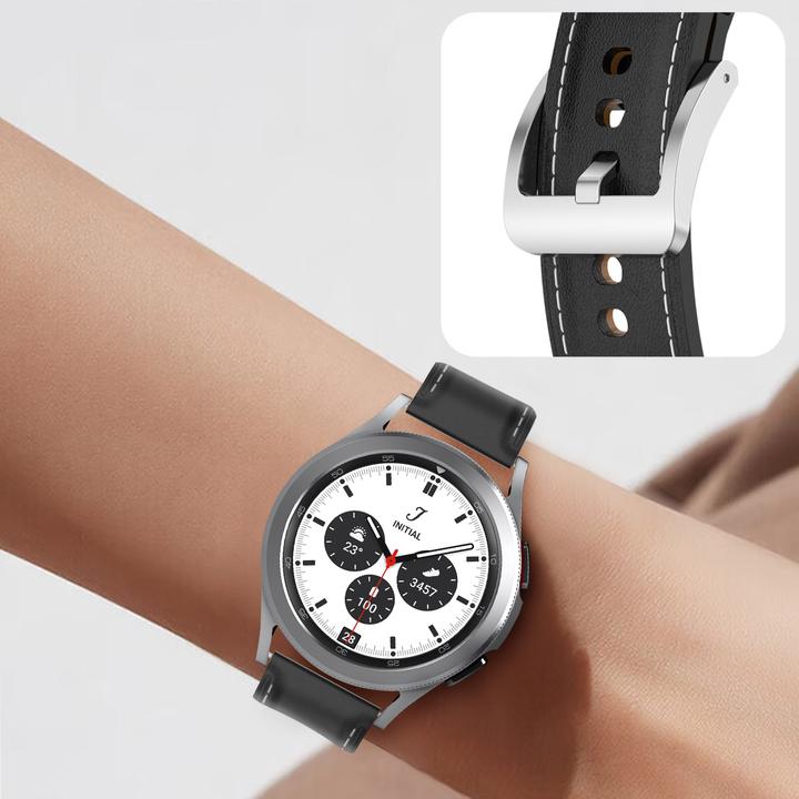 Image du produit Avizar Bracelet de remplacement (20 mm, Cuir, Galaxy Watch 4, Regarder 3)