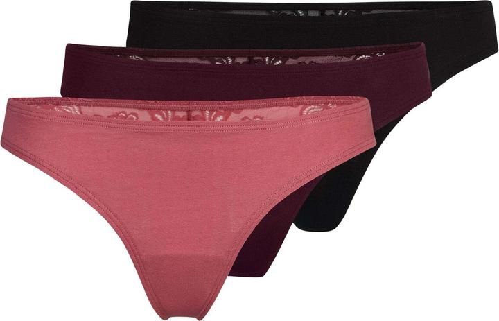 Produktbild Snocks Tangas mit Spitze back ass (S, 3er Pack)