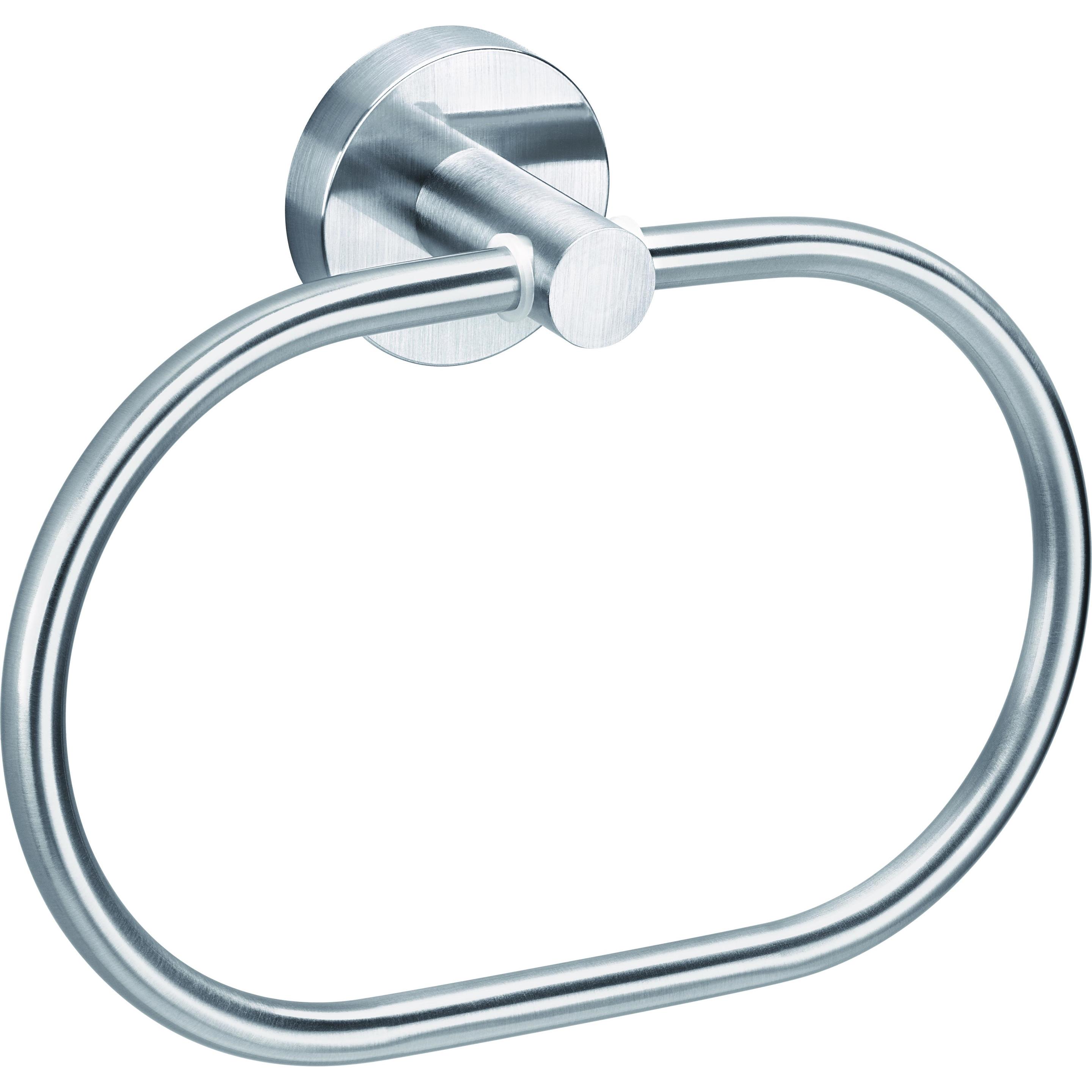 tesa, Handtuchhalter + Handtuchhaken, MOON Handtuchring inkl. Klebelösung ohne Bohren