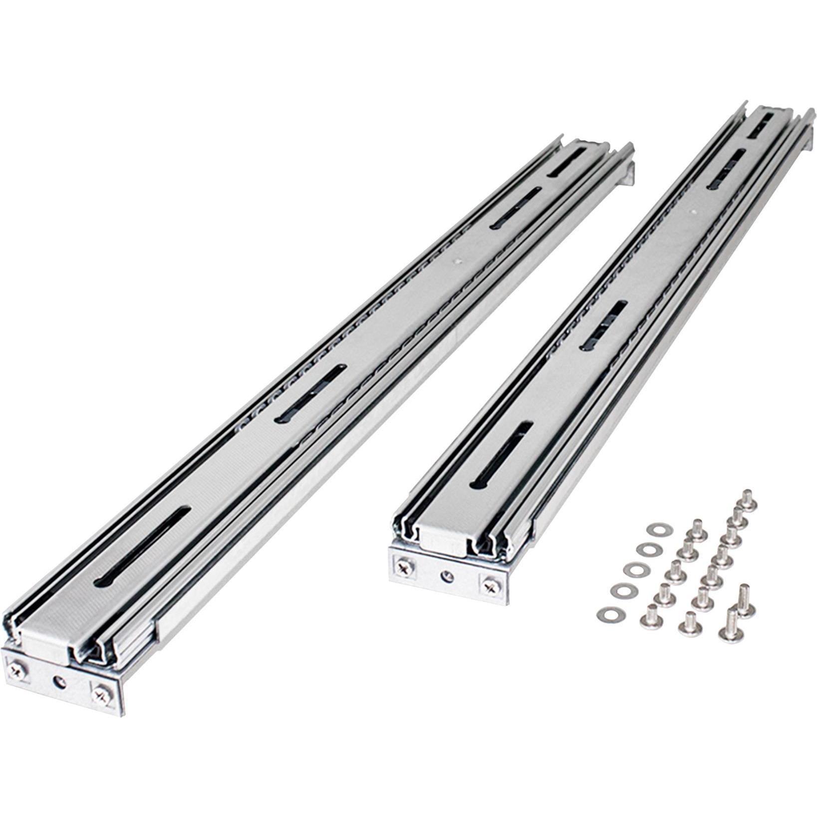 Fantec SRC-SR20 RACK RAIL, Server Zubehör, Silber