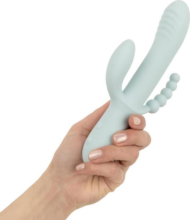 Actual product image Good Vibes Only - Sage - Triple Stimulation Vibe - Blue