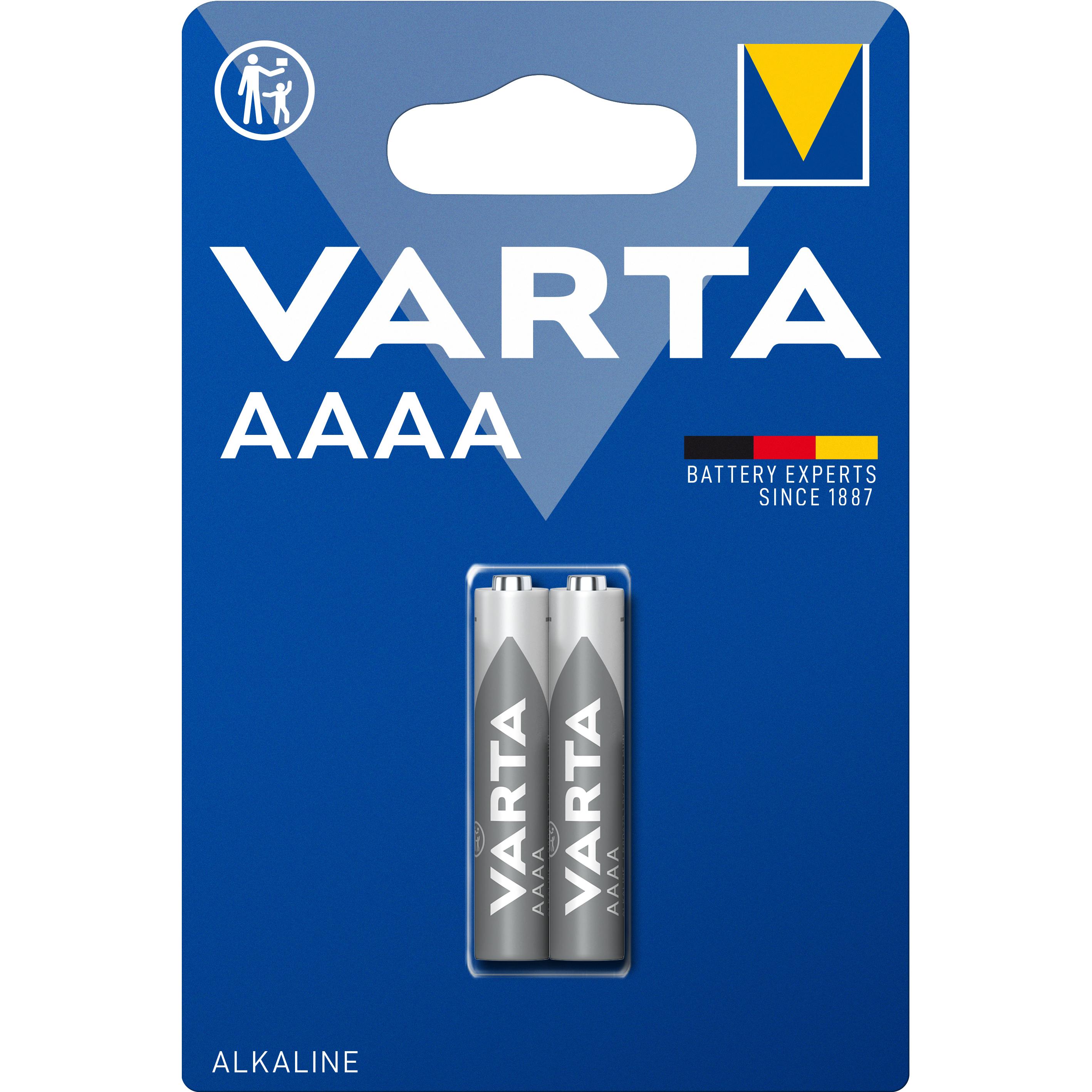 Varta Electronics AAAA (2 Stk., AAAA, 640 mAh), Batterien + Akkus